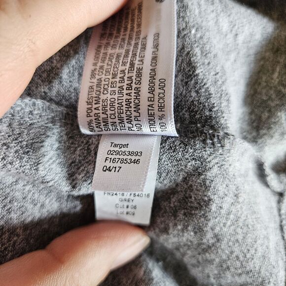 Isabel Maternity Scoop Neck Gray Ruffle SLEEVE Soft Dress XXL - Picture 7 of 7